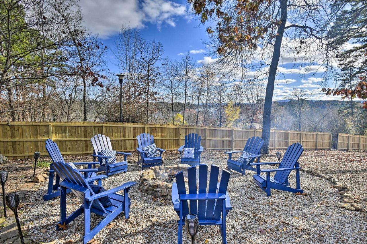 Hilltop Hot Springs Log Cabin With Hot Tub And Grill! Exteriör bild